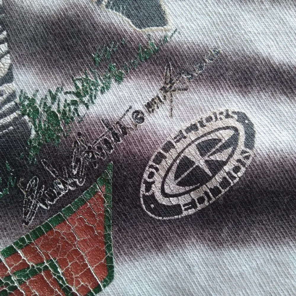 Vintage Animal Republic Survival Gear Zebra Tie Dye T-Shirt - Picture 4 of 9